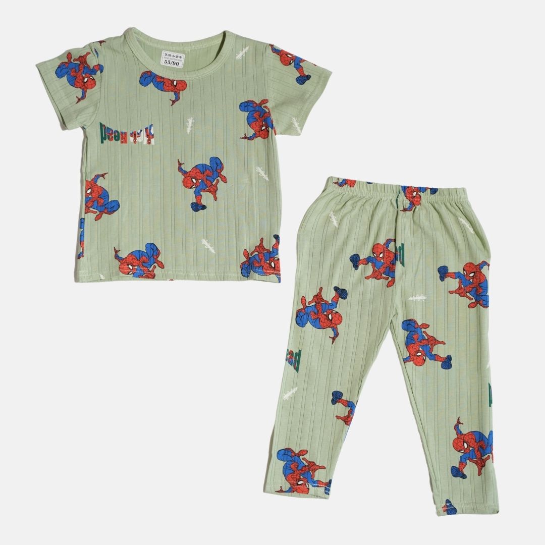 Boys Spiderman Night Set