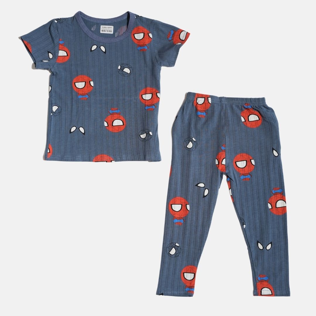 Boys Spiderman Night Set