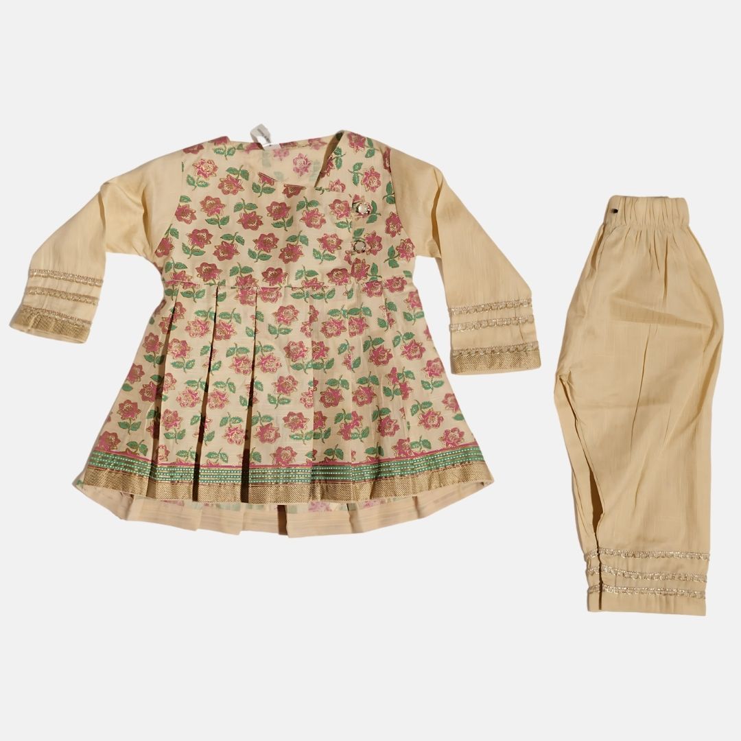 Flower Frock With Trouser
