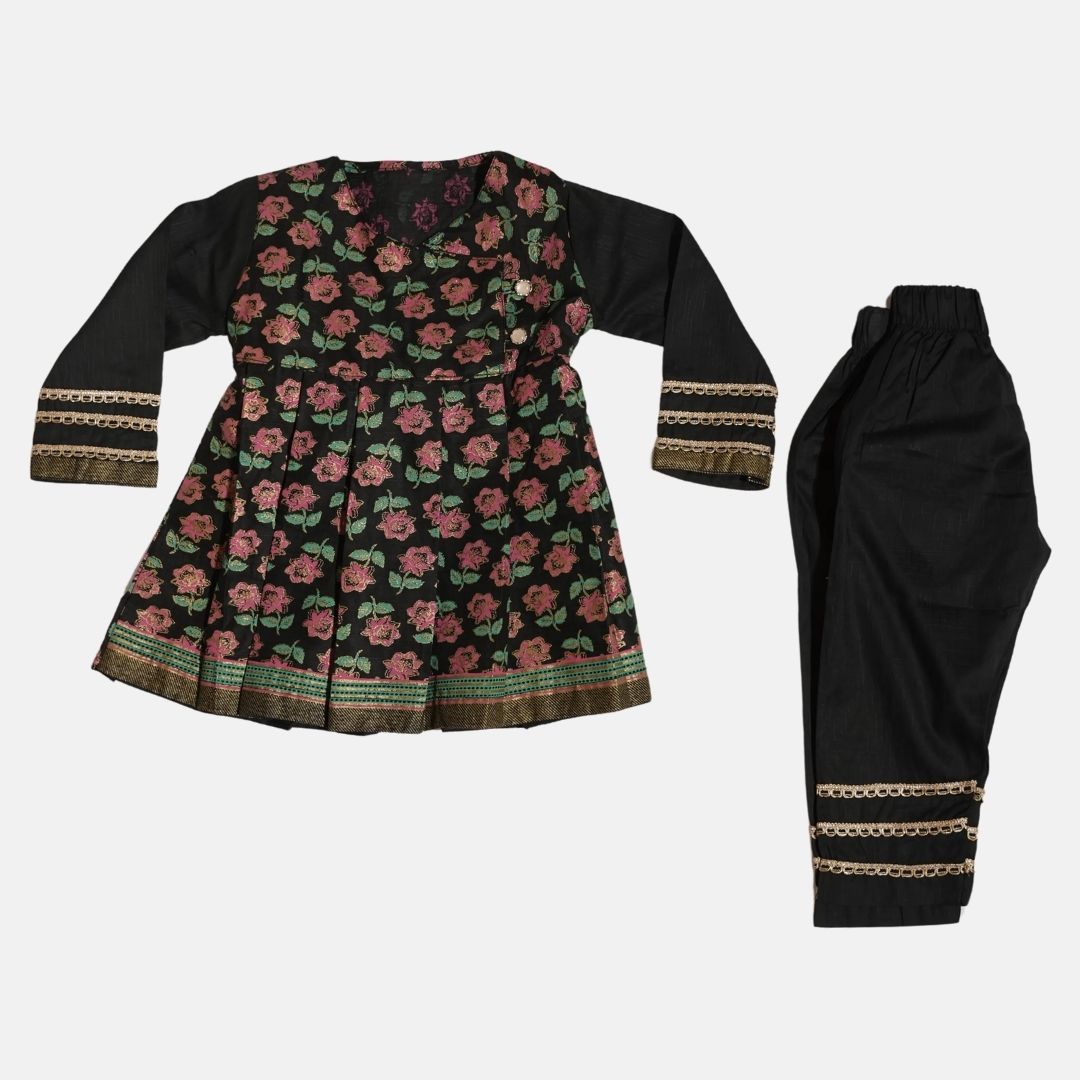 Flower Frock With Trouser