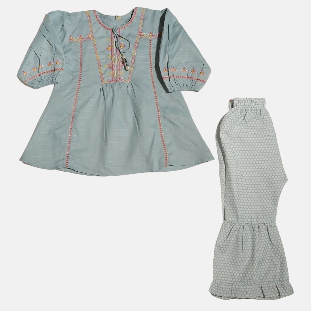 Frock With Loose Trouser