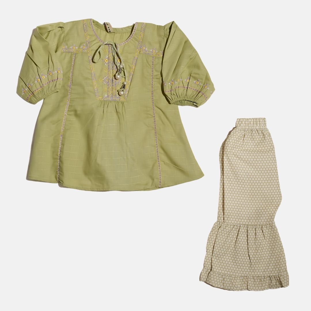 Frock With Loose Trouser