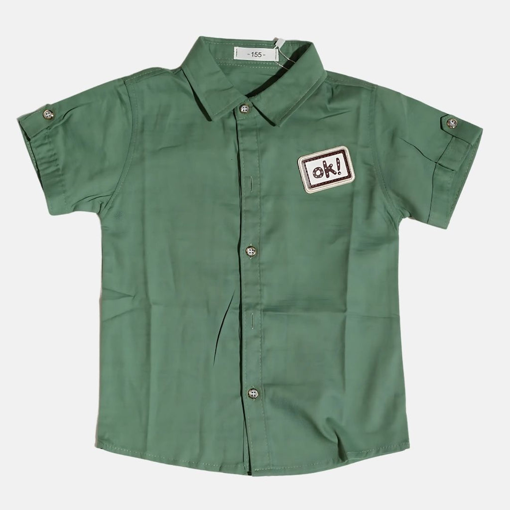 Boys Ok Half Sleeve Shirt