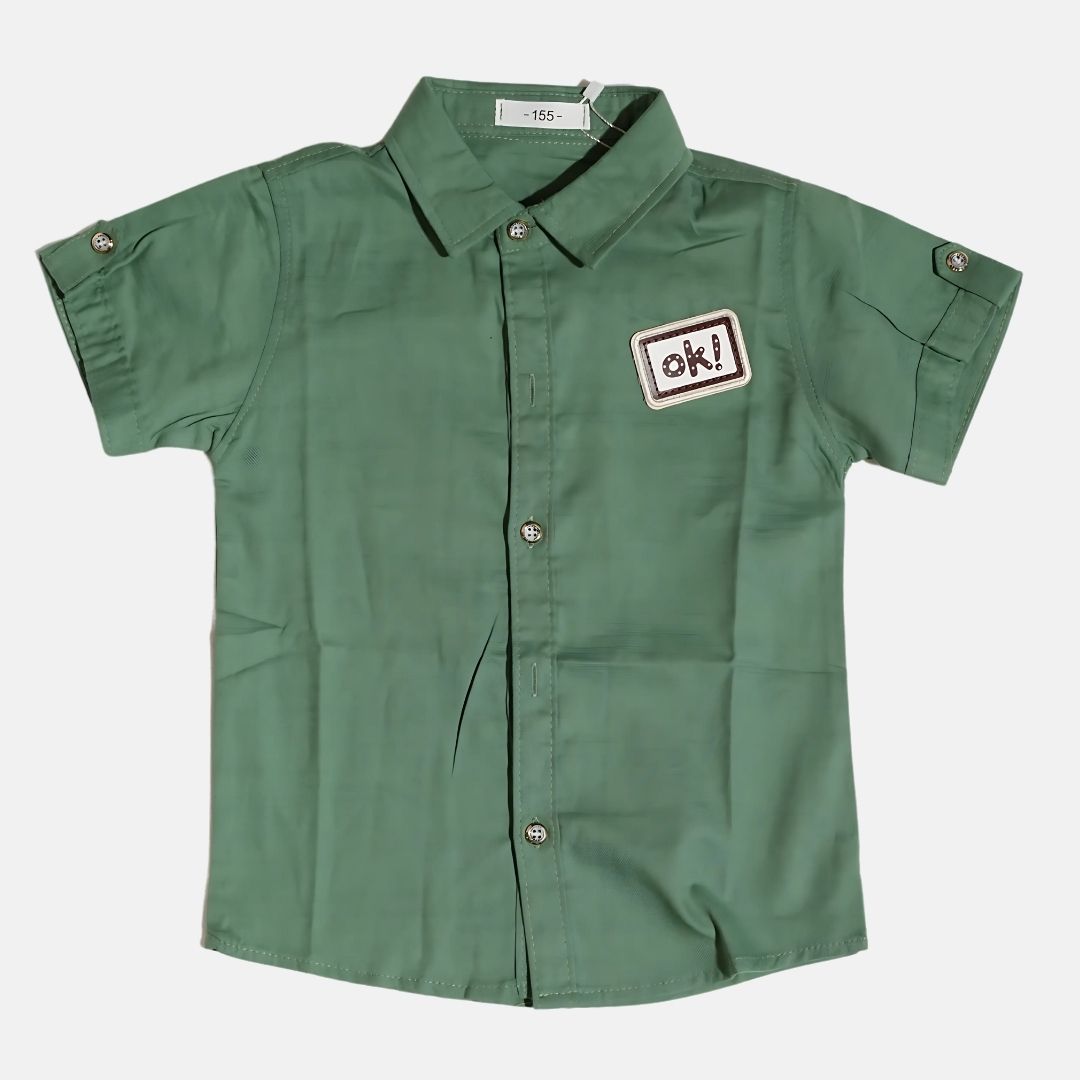 Boys Ok Half Sleeve Shirt