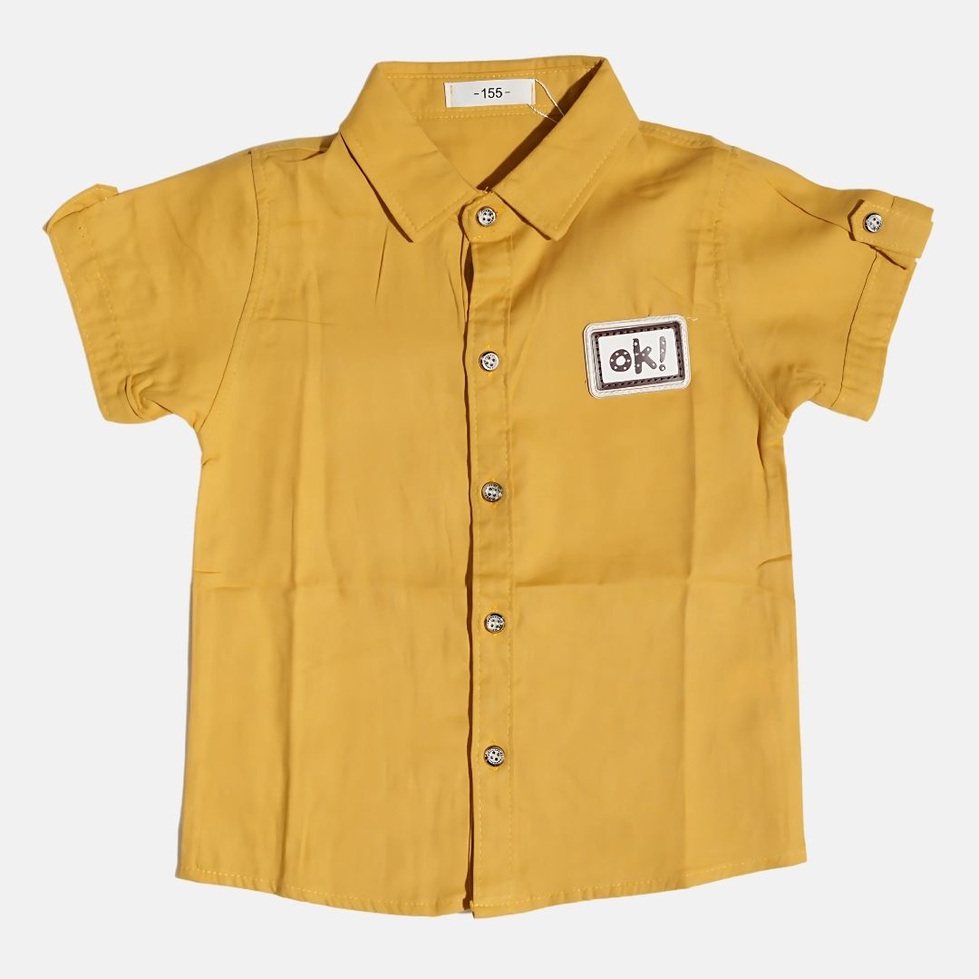 Boys Ok Half Sleeve Shirt
