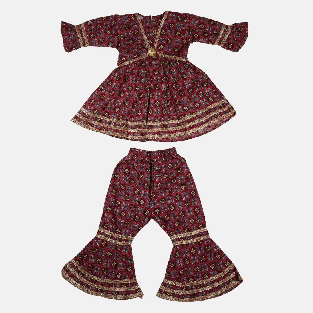 Frock WIth Open Bottom Trouser