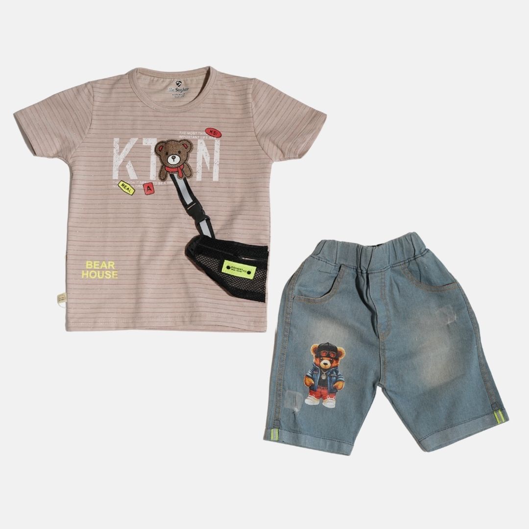 Boys Bear House Set