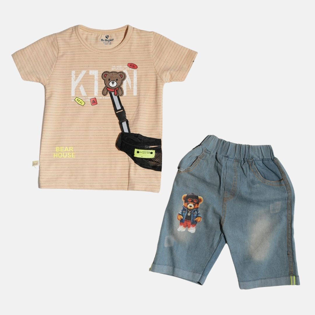 Boys Bear House Set
